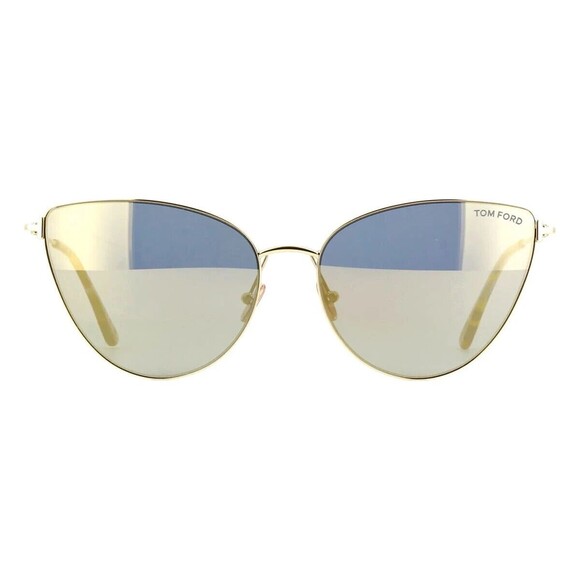 Tom Ford ANAIS-02 TF1005 32C Sunglasses Shiny Gold Cat Eye Full Rim NWT $510 main image 6